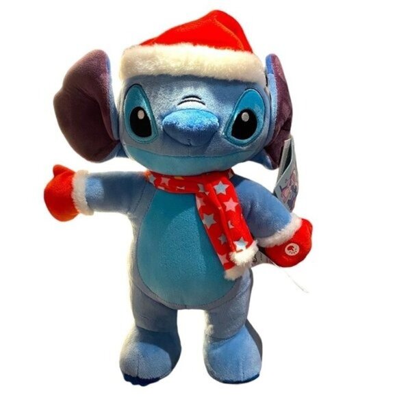 Primark X Lilo & Stitch Disney Christmas Musical Jingle Bells Dancing Plush 12" - Picture 1 of 7